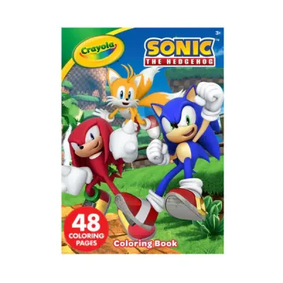 Crayola - Sonic The Hedgehog - Cahier à colorier 48 Pages
