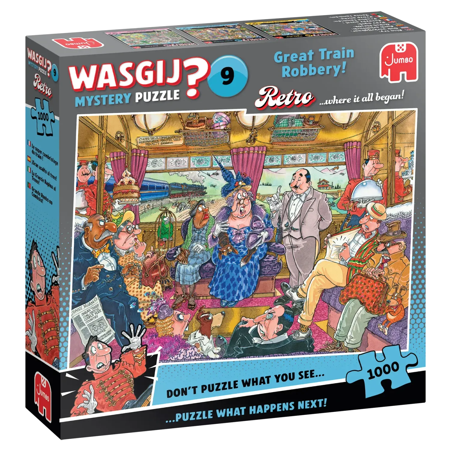 Wasgij? 1000 - Mystery Retro 9 - Le super cambriolage du train !