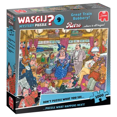 Wasgij? 1000 - Mystery Retro 9 - Le super cambriolage du train !