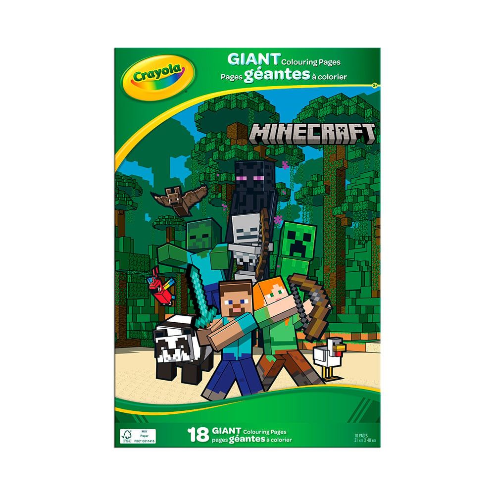Crayola - Minecraft - Pages géantes à colorier