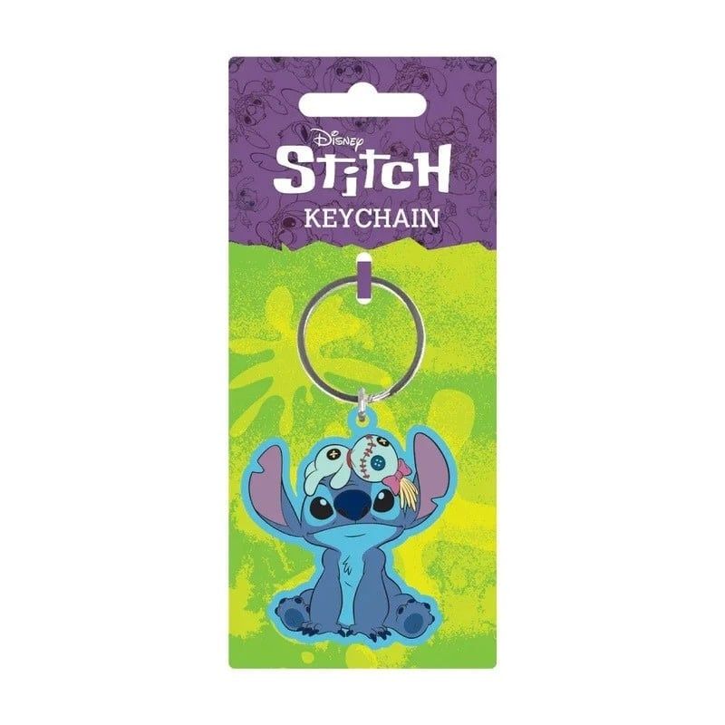 Porte-Clé en Caoutchouc - Disney Stitch - Stitch avec Souillon