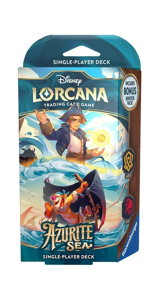 Lorcana - Azurite Sea Starter Deck - Amber/Ruby