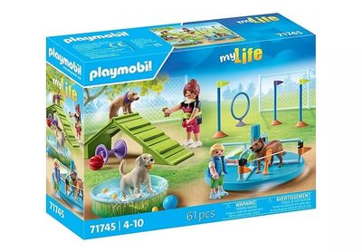 Playmobil - 71745 Aire de jeux pour chiens