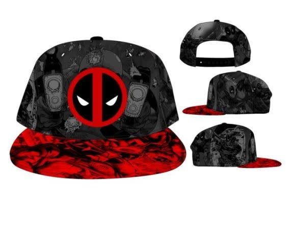 Casquette Snapback - Deadpool Noir et Rouge