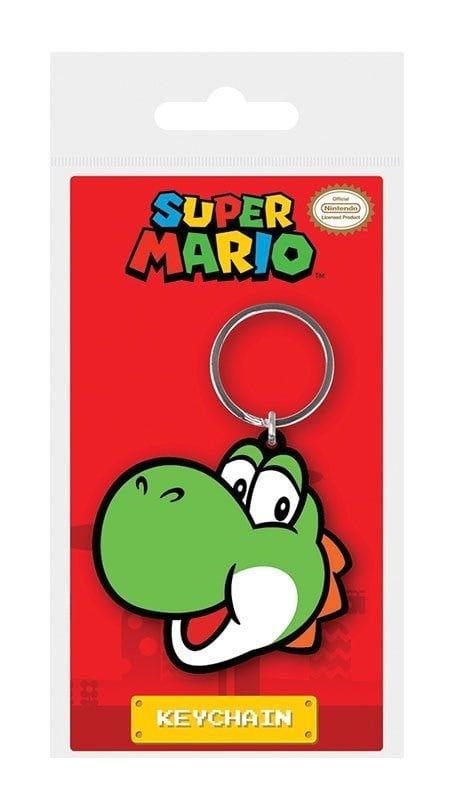 Porte-Clé en Caoutchouc - Super Mario - Yoshi