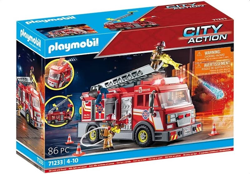 Playmobil - 71233 Camion de Pompier