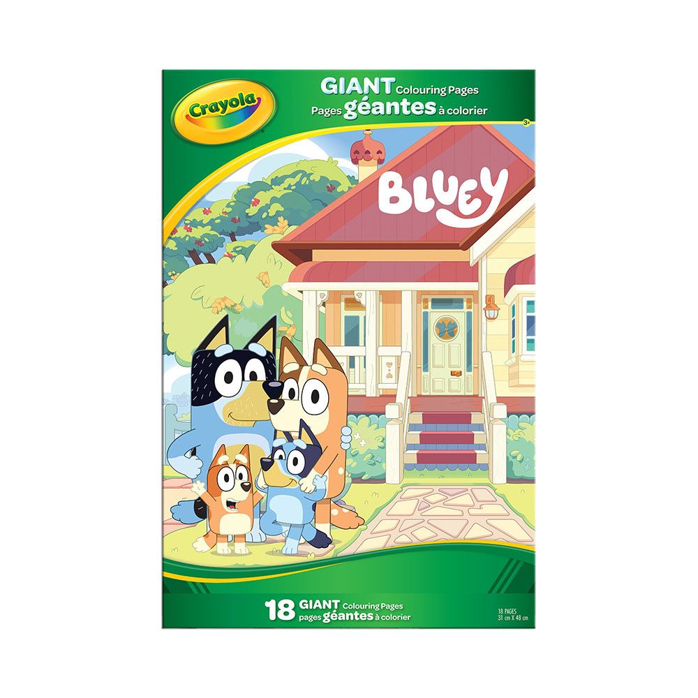 Crayola - Bluey - Pages géantes à colorier