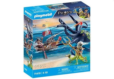 Playmobil - 71419 Pirate avec Pieuvre géante