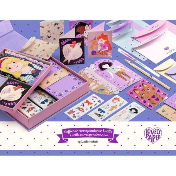Djeco - Coffret de correspondance Lucille