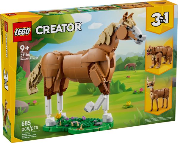 Lego 31166 Creator - Le cheval magnifique