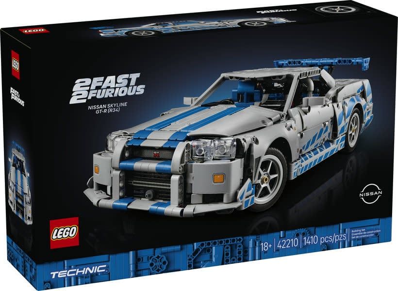 Lego 42210 Technic - Voiture Nissan Skyline GT-R (R34) 2 Fast 2 Furious