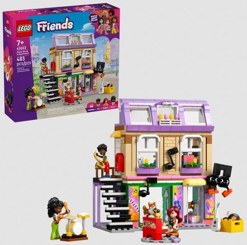 *****Lego 42653 Friends - Le magasin de musique et l’appartement
