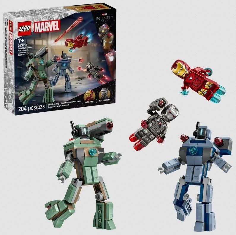 *****Lego 76320 Marvel - Iron Man et War Machine contre les Hammer Drones