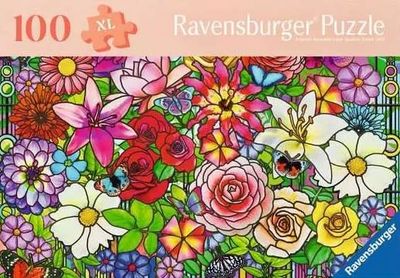 Ravens 100XL - Fleurs en vitrail