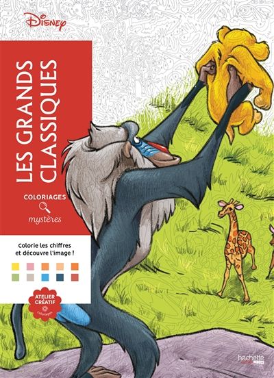 Coloriages mystères Disney - Les grands classiques