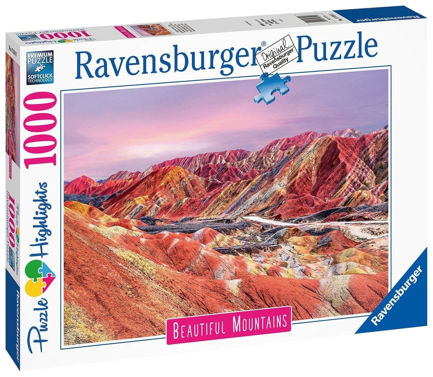 Ravens 1000 - Beautiful Mountains - Rainbow Mountains - China