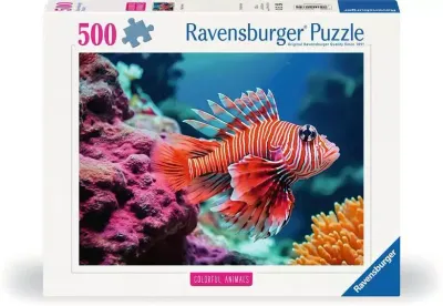 Ravens 500 - Colorful Animals - Poisson-lion rouge
