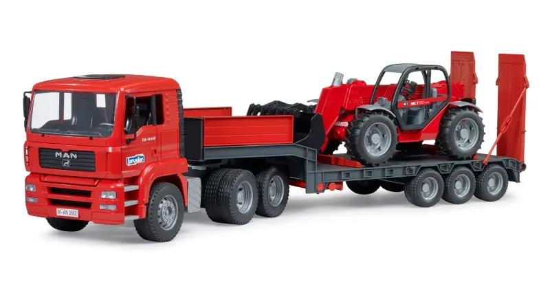 Bruder 02774 - MAN TGA Loader truck with Manitou Loader