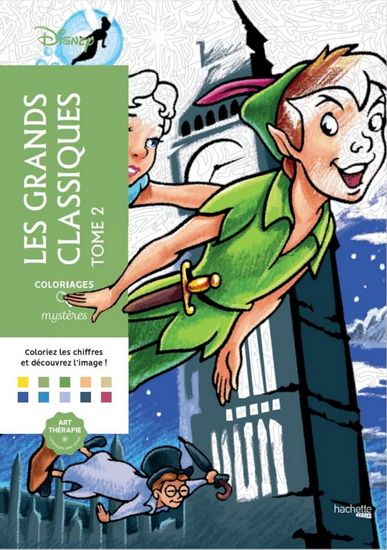 Coloriages mystères Disney - Les grands classiques Tome 02