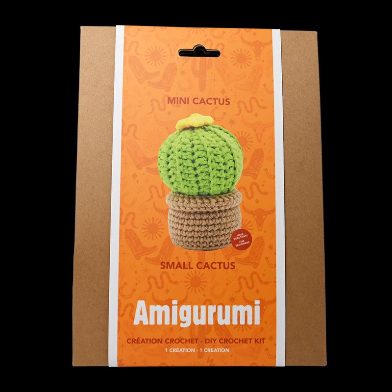 Amigurumi - Kit DIY Crochet - Mini Cactus