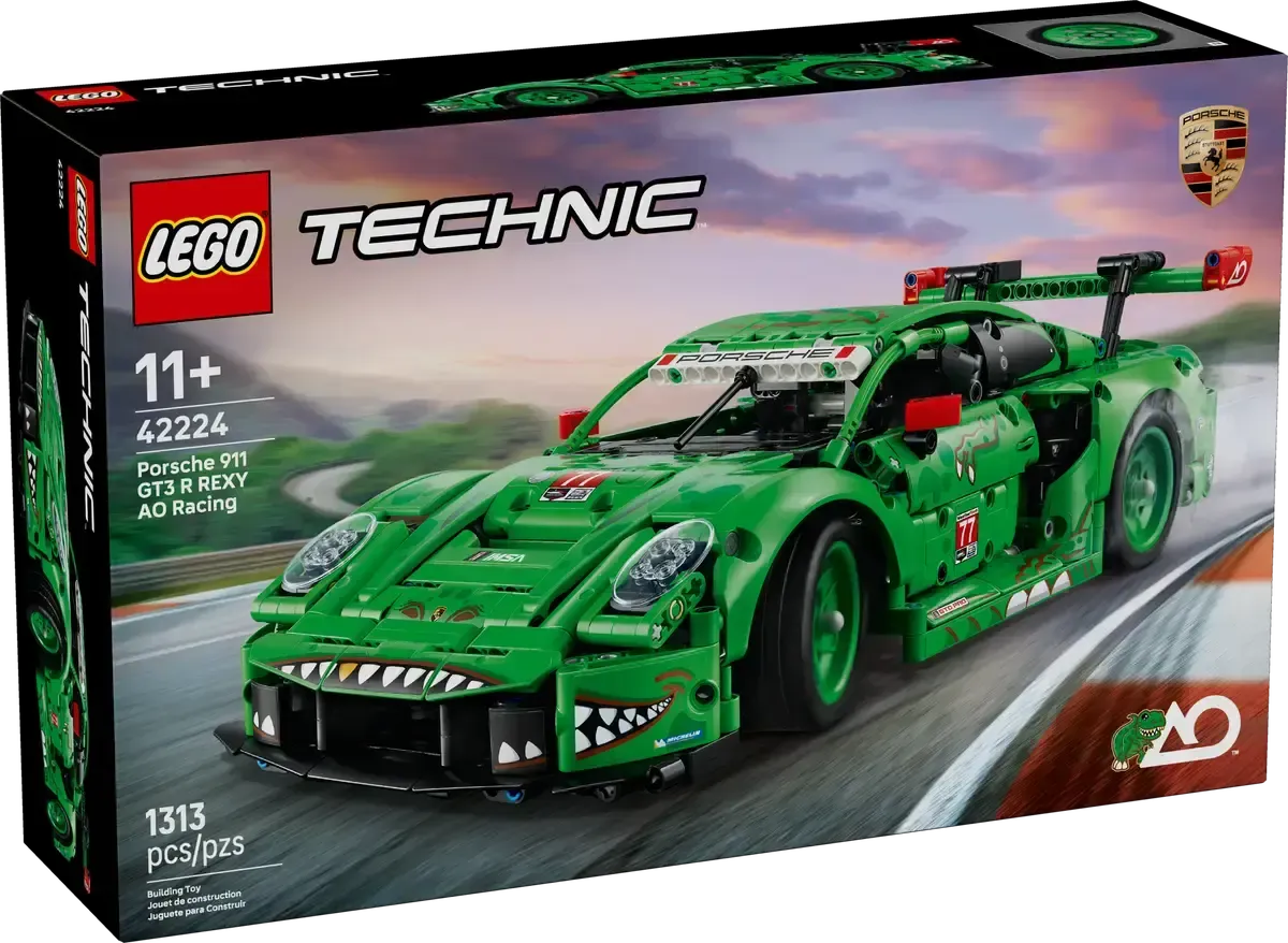 Lego 42224 Technic - La voiture de course Porsche 911 GT3 R REXY AO Racing
