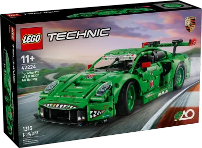 Lego 42224 Technic - La voiture de course Porsche 911 GT3 R REXY AO Racing