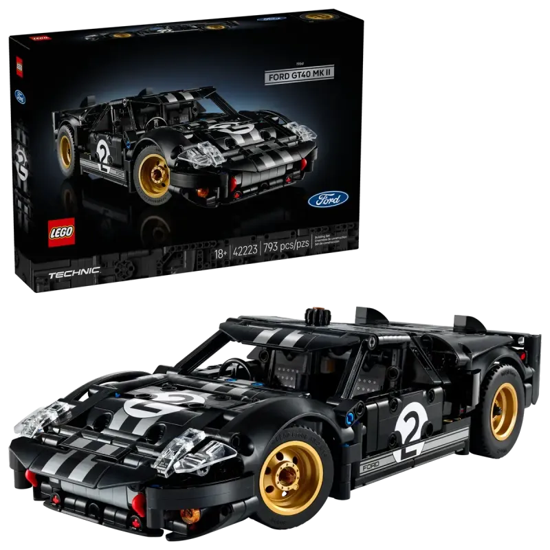 Lego 42223 Technic - La voiture de course Ford GT40 MKII 1966