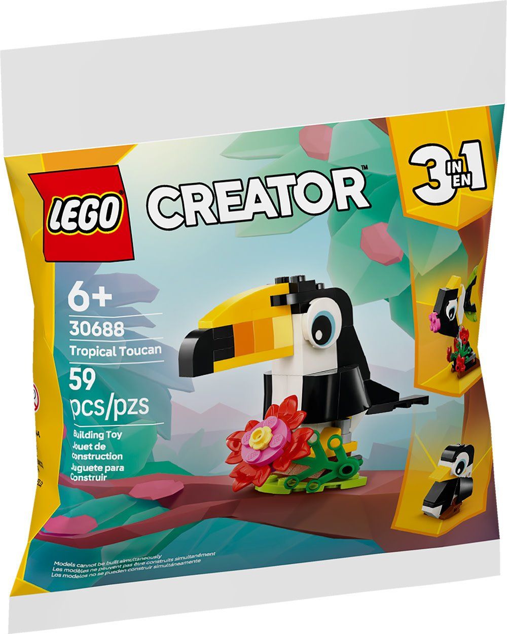 Lego 30688 Creator Polybag - Le toucan tropical 3 en 1