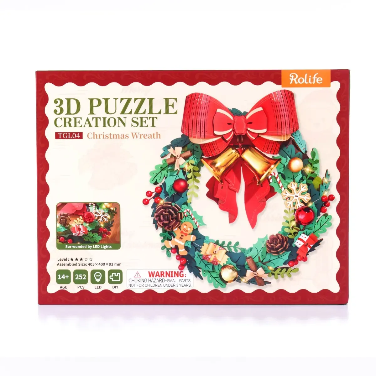 Rolife - 3D Puzzle creation - Christmas Wreath