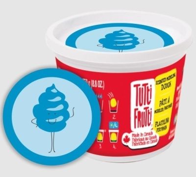 Tutti Frutti Pot 100g - Barbe à papa