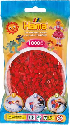 Hama - 1000 Perles Rouges Foncé