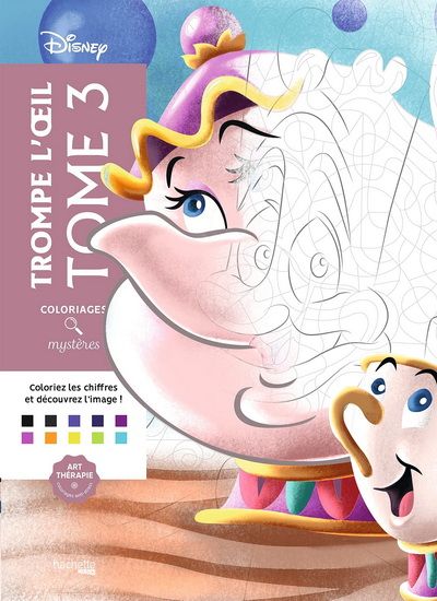 Coloriages mystères Disney - Trompe-l'oeil Tome 03
