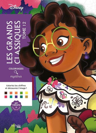 Coloriages mystères Disney - Les Grand Classiques Tome 12