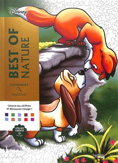Coloriages mystères Disney - Best of Nature