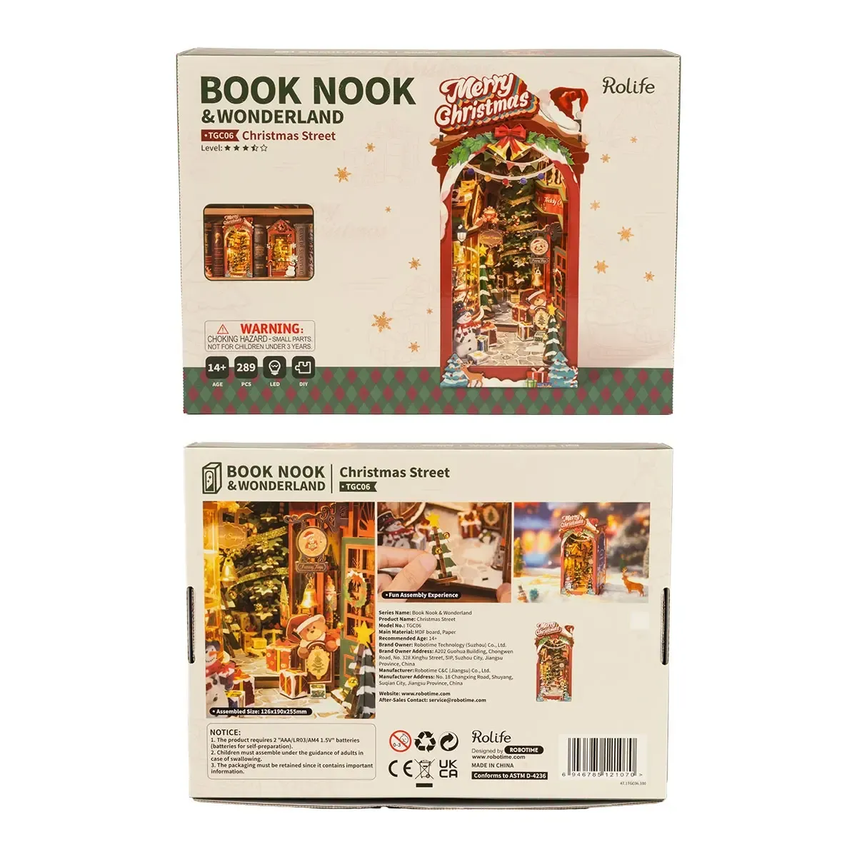 Rolife - Book Nook - Christmas Street