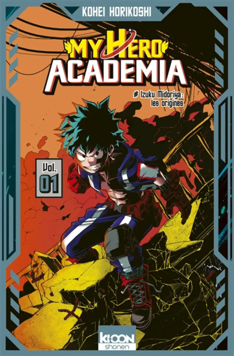 Manga - My Hero Academia Tome 01 (Collector Bleu)