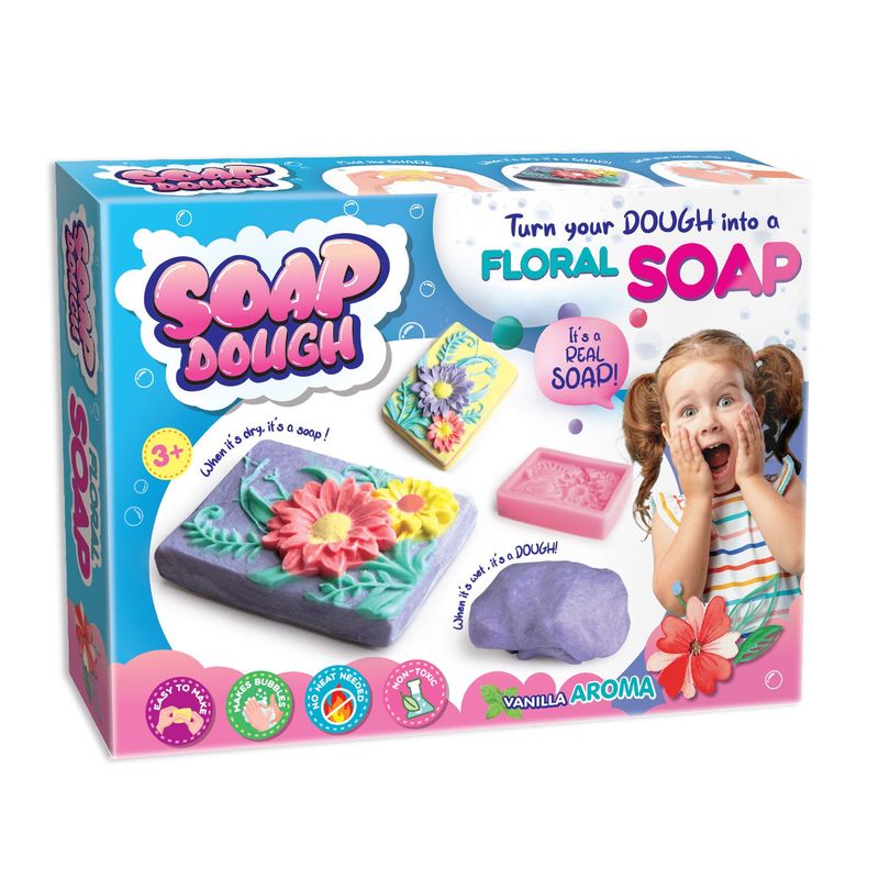 Rub-A-Dub Dough - Transformez votre pâte à modeler en Savon Floral Arc-en-ciel