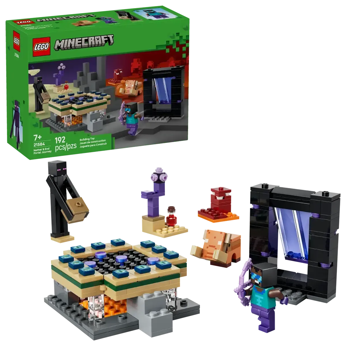 Lego 21584 Minecraft - Le portail vers le Nether et l'End