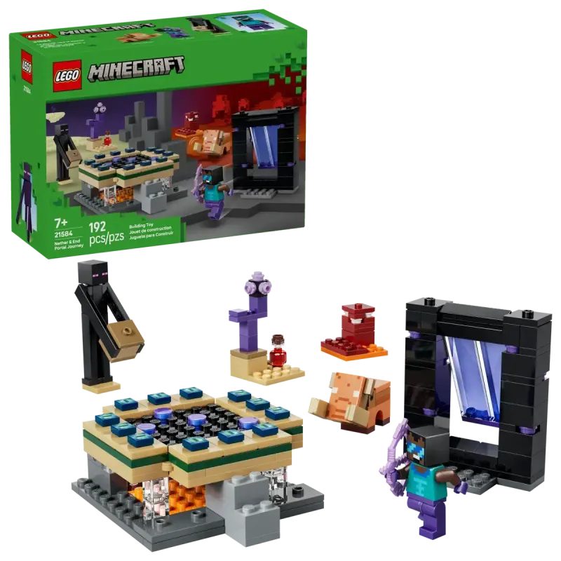 Lego Minecraft - 21584 Le portail vers le Nether et l'End