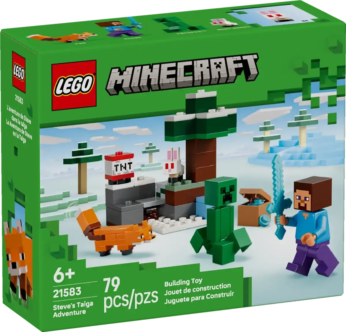 Lego 21583 Minecraft - L’aventure de Steve dans la taïga