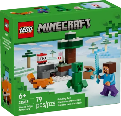 Lego 21583 Minecraft - L’aventure de Steve dans la taïga