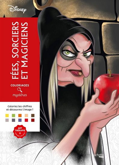 Coloriages mystères Disney - Fées, sorcières et magiciens
