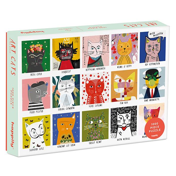 happily 1000 - Art Cats
