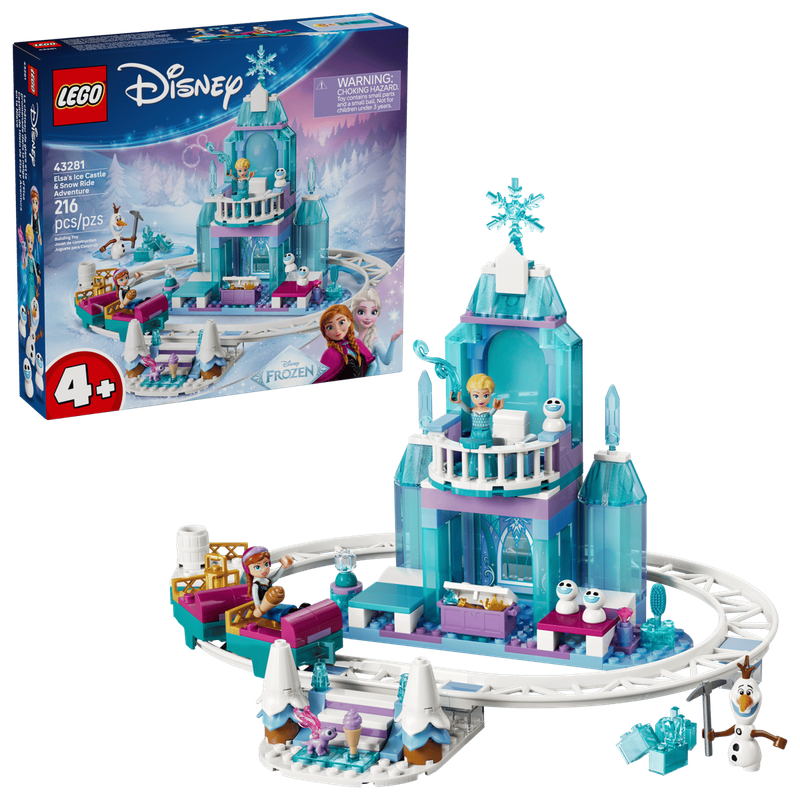 Lego 43281 Disney - Le château de glace et la promenade dans la neige d’Elsa