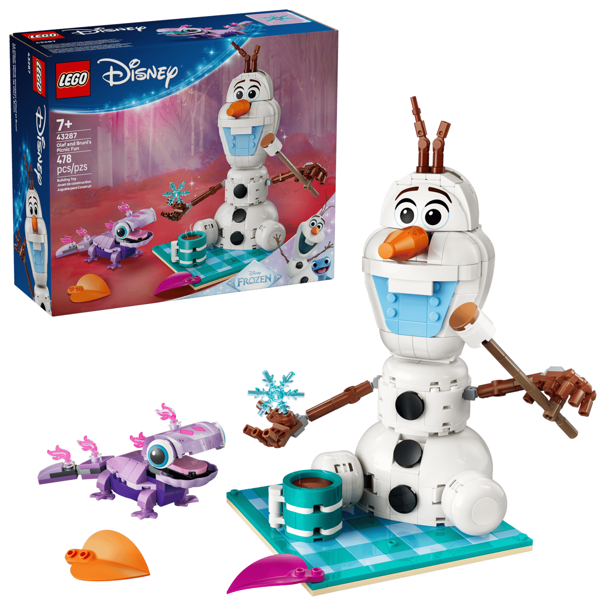 Lego 43287 Disney - Le pique-nique amusant d’Olaf et Bruni