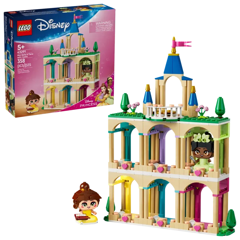 Lego 43291 Disney - Belle et Tiana miniatures avec un château