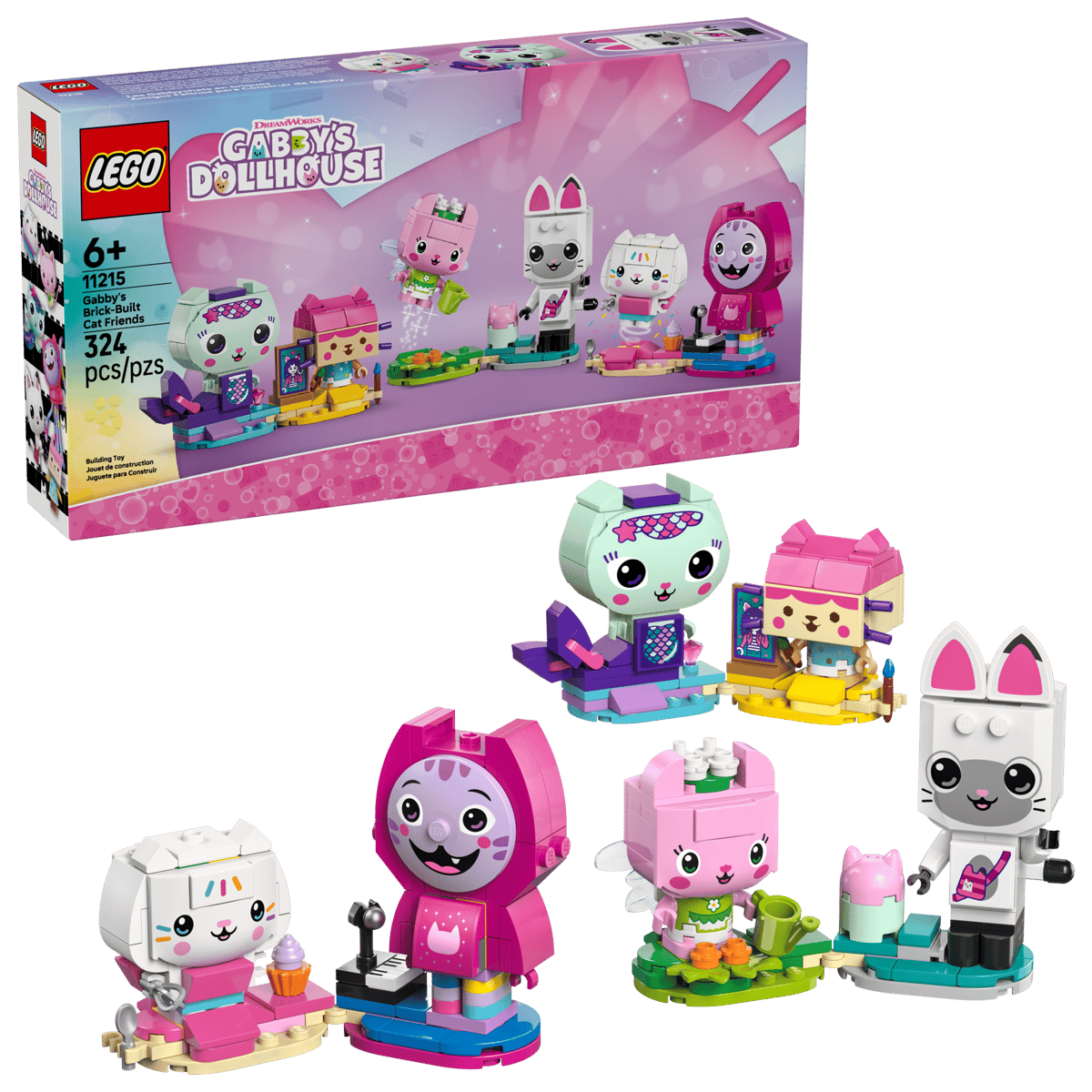 Lego 11215 Gabby's Dollhouse - Les Gabbychats en briques