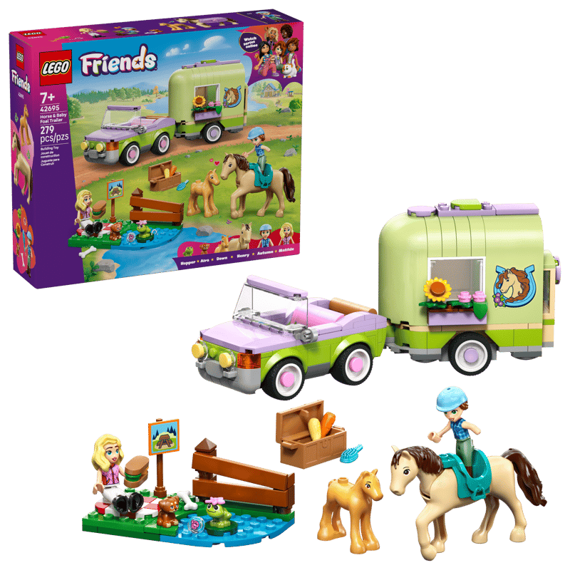 Lego 42695 Friends - La remorque pour le cheval et le poulain