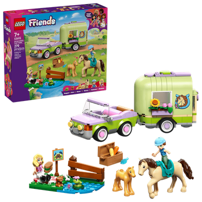 Lego 42695 Friends - La remorque pour le cheval et le poulain