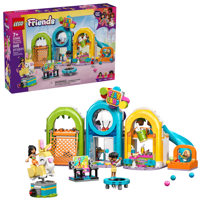 Lego 42686 Friends - L’aire de jeux intérieure amusante